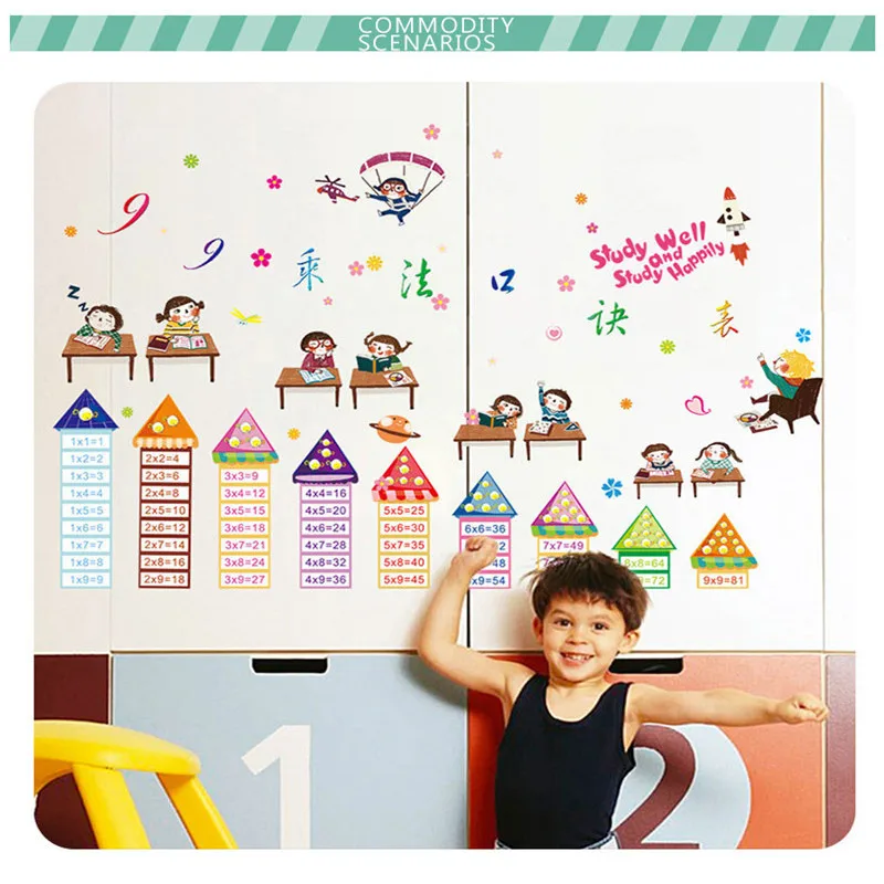 Мультипликационные 99 мультипликационные наклейки для стола для детского сада детская комната милая девушка стол декор стен для дома Наклейка самоклеящаяся