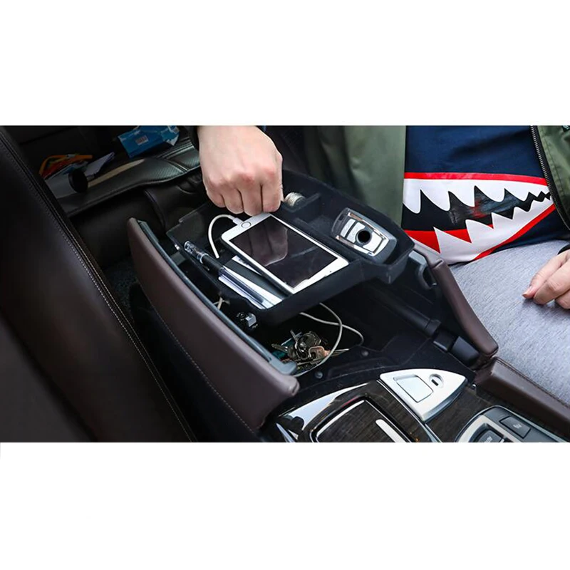 Интерьер центральный подлокотник контейнер для хранения коробка крышка для BMW 3 серии F30 2013