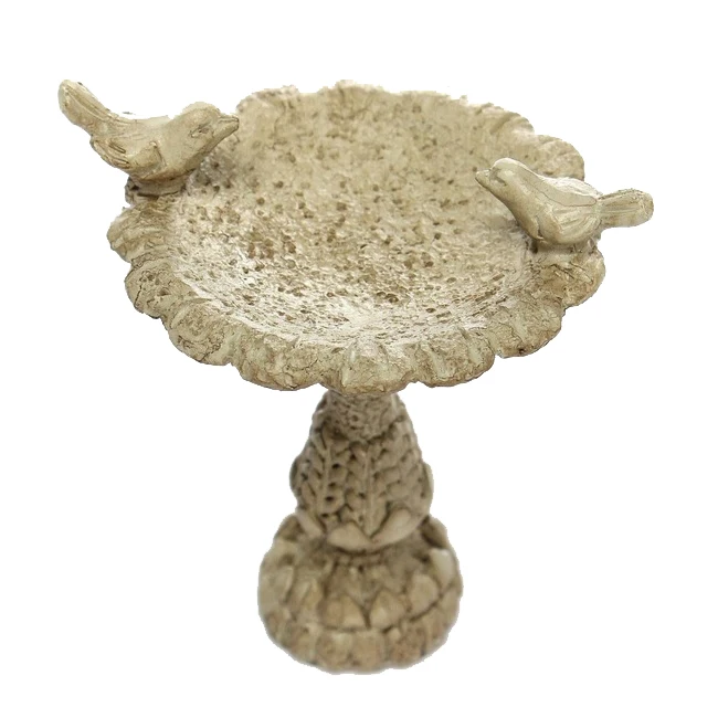 ABWE Best Sale Dollhouse Miniature Fairy Garden Furniture Resin Bird Bath Fountain 1 12 Scale