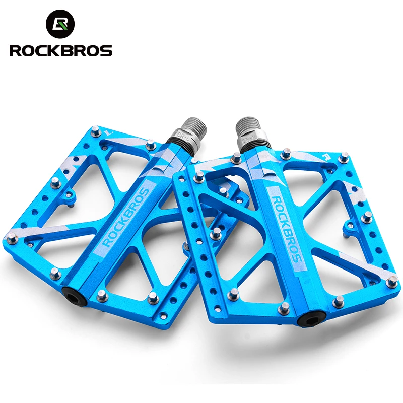 

ROCKBROS Bicycle Pedal Aluminum Alloy Ultralight BMX Bike Pedal Sealed 3 Bearing Pedals Road Mountain Cycling Bicycle Parts