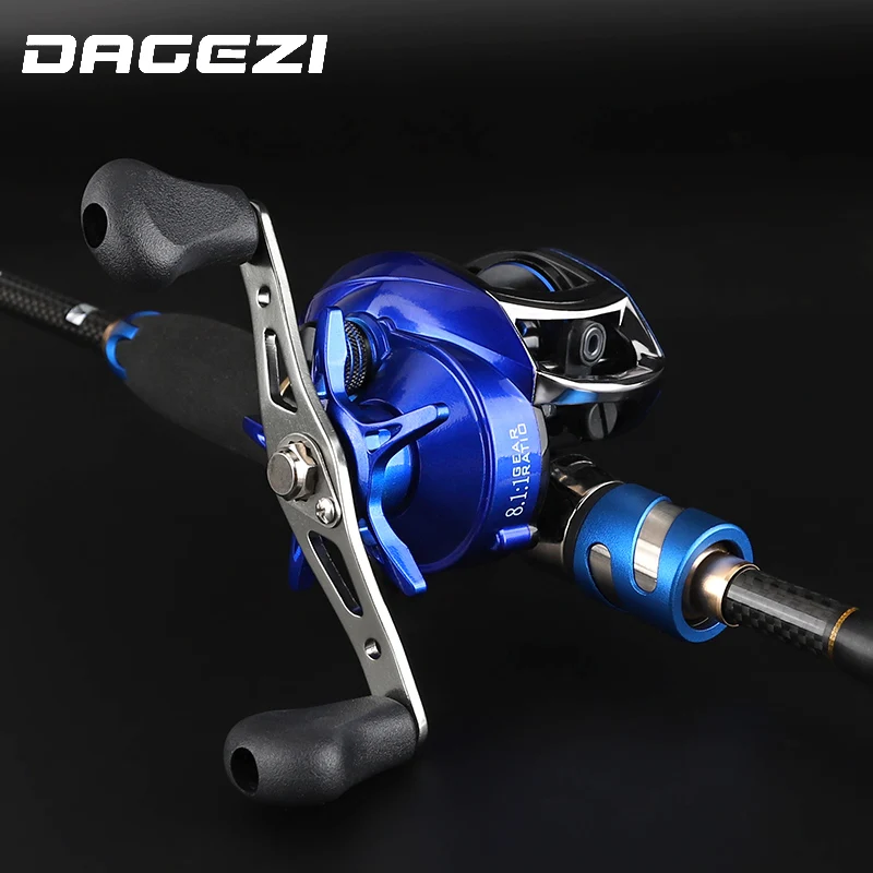 DAGEZI Lure Fishing Rod Combo Baitcasting reel Fishing wheel lure Rod combo 1.8m/2.1m/2.4m casting rod+reel fishing tackle DAGEZI Lure Fishing Rod Combo Baitcasting reel Fishing wheel lure Rod combo 1.8m/2.1m/2.4m casting rod+reel fishing tackle