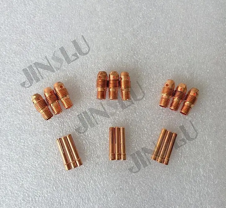 

WP-9 WP9 WP20 WP25 Collet Body Collet Kit 12PK for Tig Torch Consumables