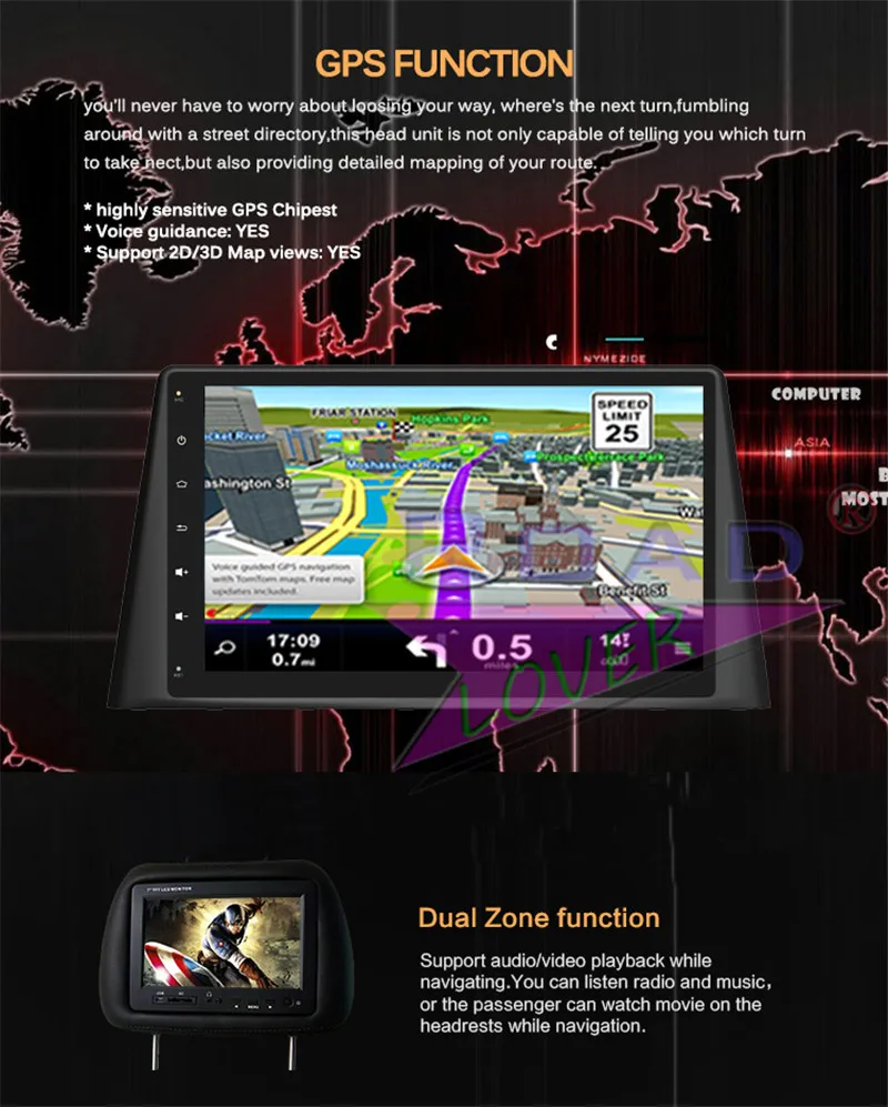 Sale Roadlover Android 8.1 Car Media Center Player Radio For Peugeot 308 2016 Stereo GPS Navigation Automagnitol Two Din Video NO DVD 20