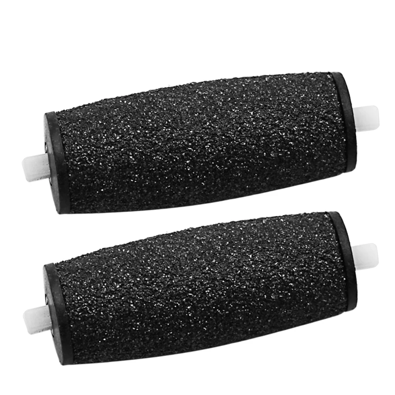 2 piezas aburrido polaco de cuidado de los pies herramienta de jefes duro removedor de piel recambios de rodillos para tacón archivo cuidado de los pies herramienta