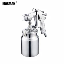 MAXMAN 1000 мл Аэрограф пневматический пистолет-распылитель Профессиональный распылитель сплав живопись распылитель инструменты с бункером для покраски автомобиля