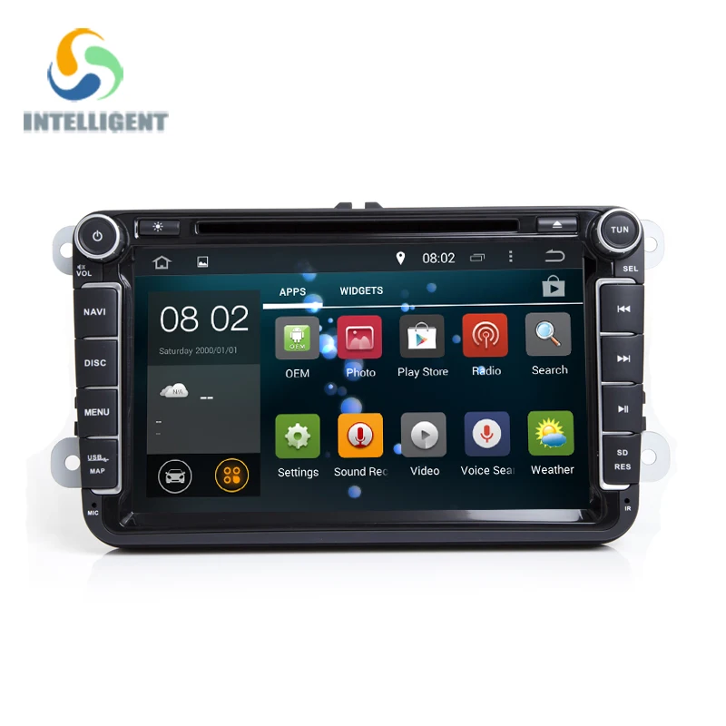  Android 5.1 1024*600 HD screen Quad core 2 din Car DVD GPS car Radio stereo For VW golf 4 golf 5 6 passat jetta t5 polo tiguan 