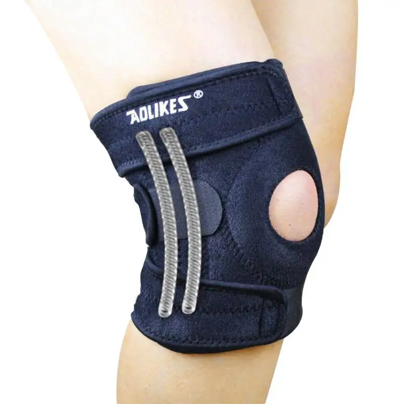 

Springs Mountaineering Support Knee Pad With 4 Cycling Knee Mountain Bike Kneepad Brace Protector 1Pcs New