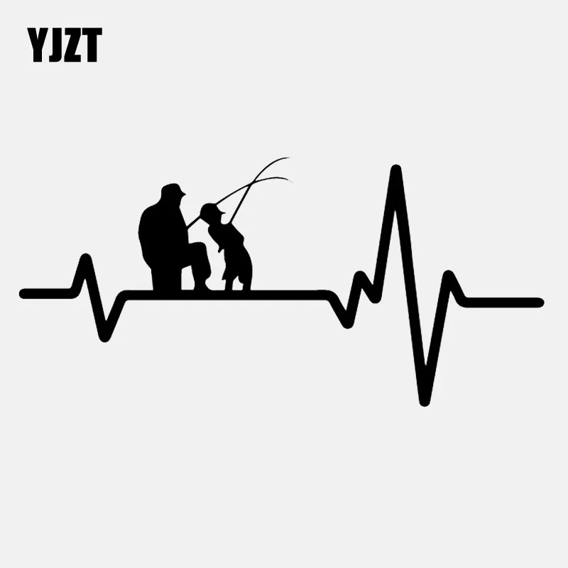 YJZT 17 см * 8 виниловые наклейки в виде Фотообоев c переводными картинками Heart Beat