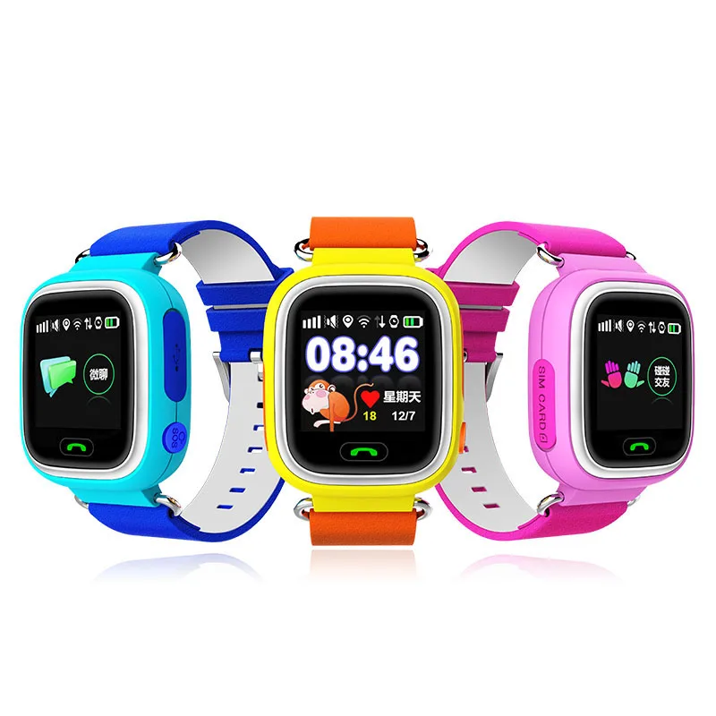 GPS smart watch baby watch Q90 with Wifi touch screen SOS Call Location DeviceTr