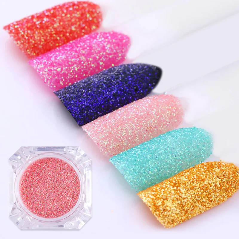 

BORN PRETTY Holo Glitter Powder Colorful 0.5mm Round Ultrafine Nail Dust