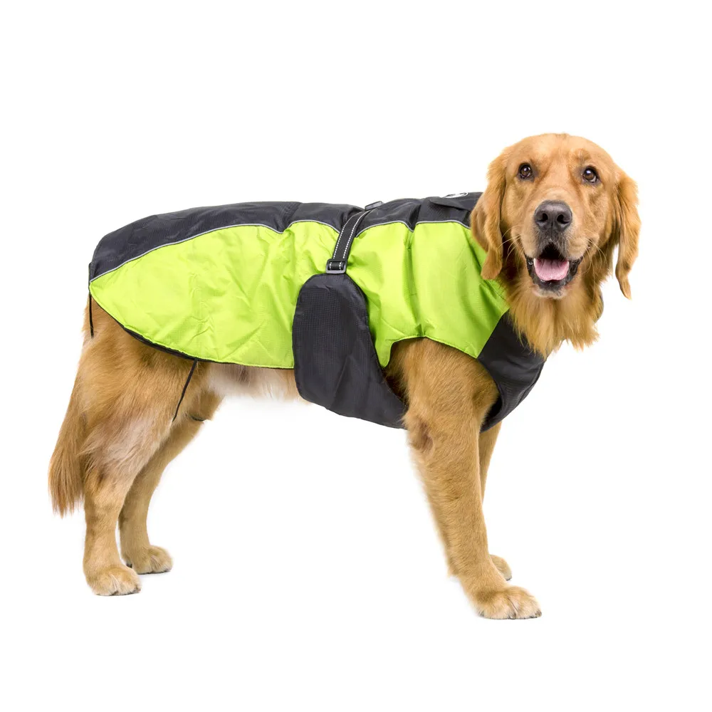 PUPISHE водонепроницаемая одежда с капюшоном для собак, дождевик, плащ с узором для дождевых курток, дышащее пальто для больших собак 5XL