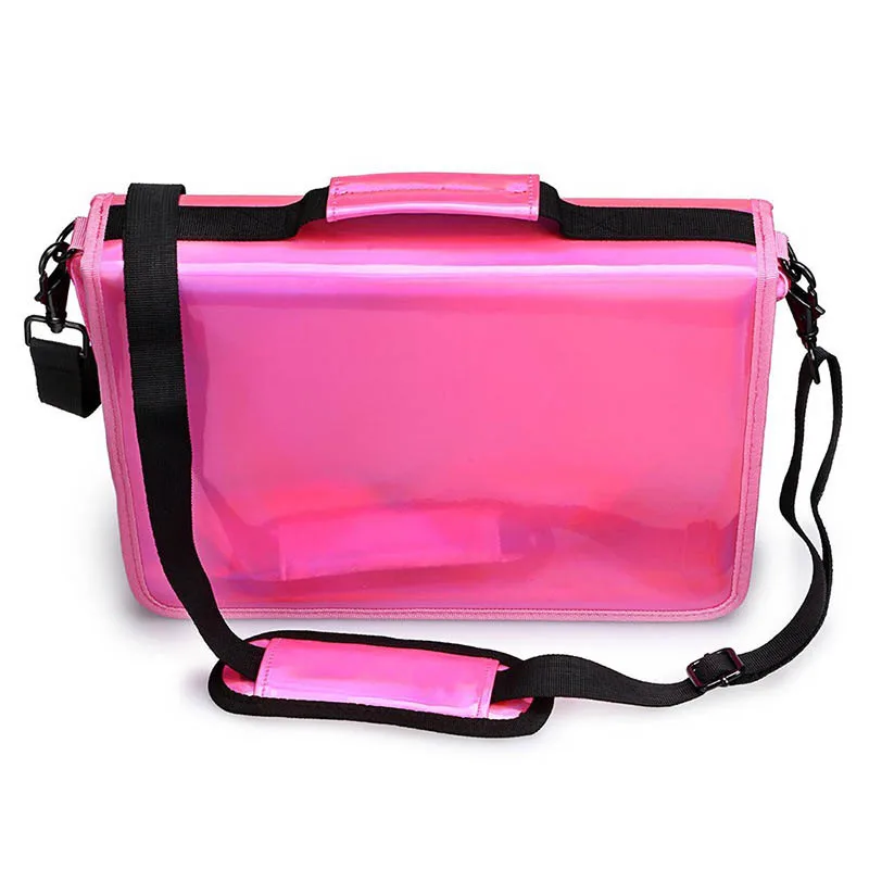 Couro do Plutônio Case de Lápis a Laser Criativo Buracos Grande Pencilcase Penal Luxo Caneta Bolsa Caixa Escritório Escola Papelaria 160 Mod. 114715 11 a laser 160 buracos grande pencilcase penal