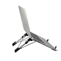 Складной Портативный Регулируемый планшет Suporte для MacBook PC айпад ноутбук подставка алюминиевая легкая складная подставка