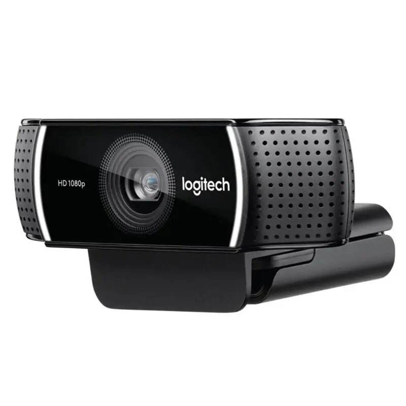 Веб-камера logitech C922 Pro для ПК 720 P/1080 P 30 кадров в секунду, Full HD веб-камеры с автофокусом, анкерная камера со штативом и микрофоном для Windows Mac OS