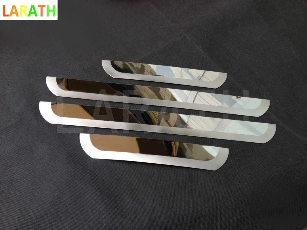

For Toyota Corolla 2014 2015 2016 2017 Stainless Steel pedal Door sill scuff plate Cover outside Built threshold bumper 7 Styles