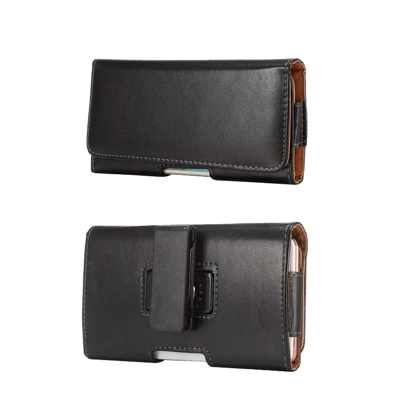 For Nokia 6 Leather Pouch Horizontal Belt Clip Case For Cover Luxury