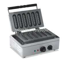 1PC EB-Q1 Commercial French Muffin Machine Hot Dog Corn Shape Lolly Wafer Waffle Makers Kitchen Machine