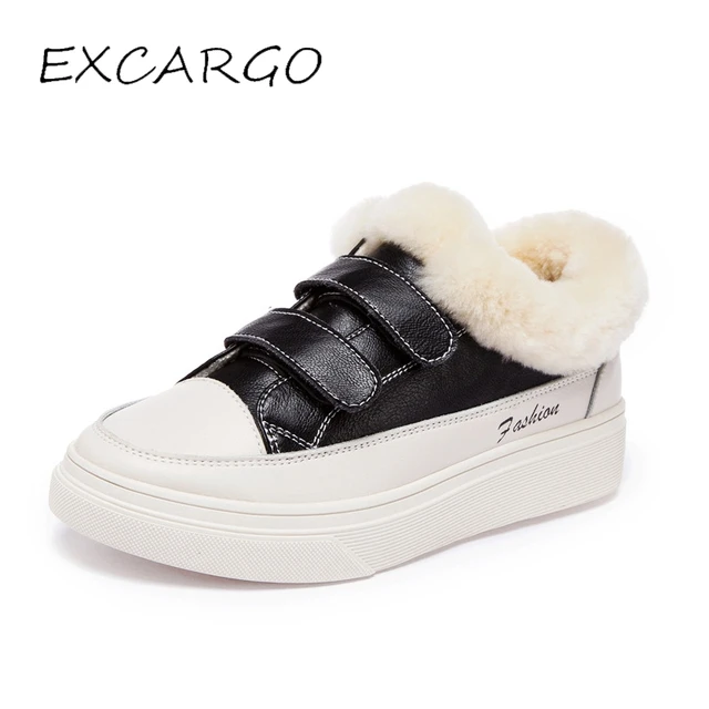 platform canvas snow sneakers