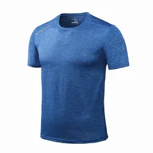 Летний уличный эластичный свитшот, футболка с короткими рукавами, мужской костюм для фитнеса