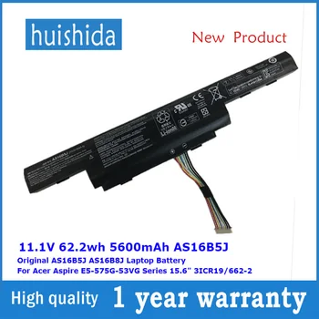 

11,1V 62.2wh AS16B5J New original laptop battery for Acer Aspire E5-575G-53VG 3ICR19/ 662-2 5600mAh series
