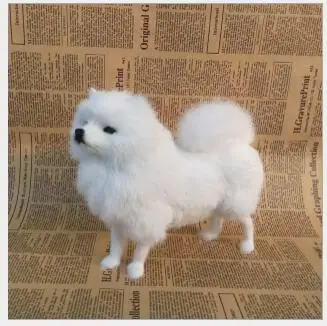  WYZHY simulation Pomeranian birthday gift Christmas gift interior decoration teaching home model or - 32971947354