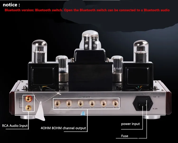 Nobsound Music-EL34 6N9P push el34 вакуумный ламповый усилитель класса A hifi домашний аудио динамик Bluetooth ламповый усилитель