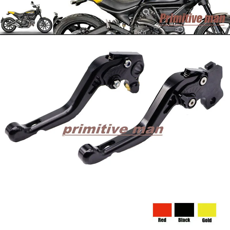 

For DUCATI Scrambler 2015 Motorcycle Accessories Short Brake Clutch Levers Black