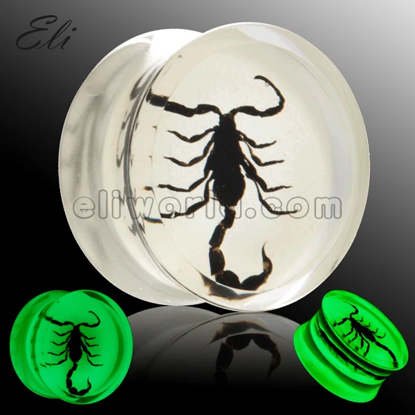 Retail 1 PC Sold As Piece 16-24mm Acrylic Black Double Flared Flesh Ear Stretcher Expander Plugs Body Piercing Jewelry | Украшения и
