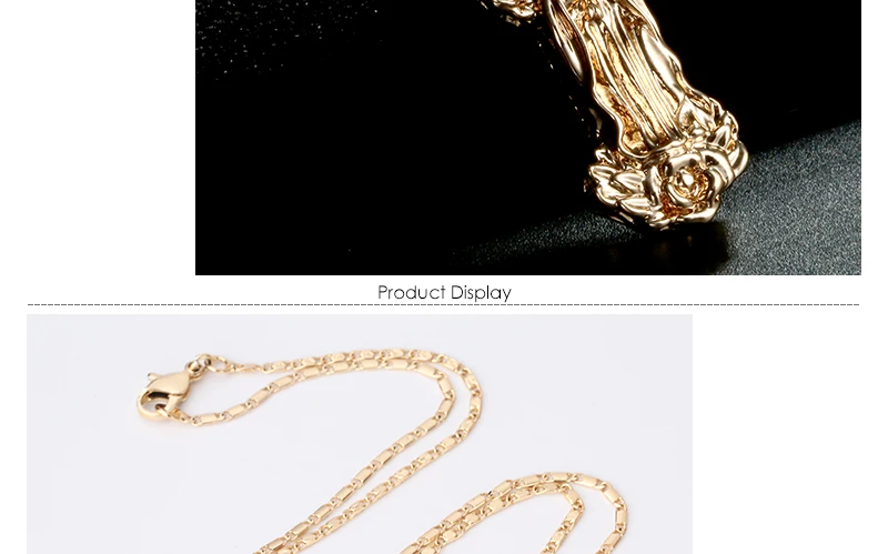 AYAYOO Jesus Virgin Mary Goddess Necklace & Pendant Women Christmas Gifts Wholesale Gold Color Catholic Christian Jewelry (3)