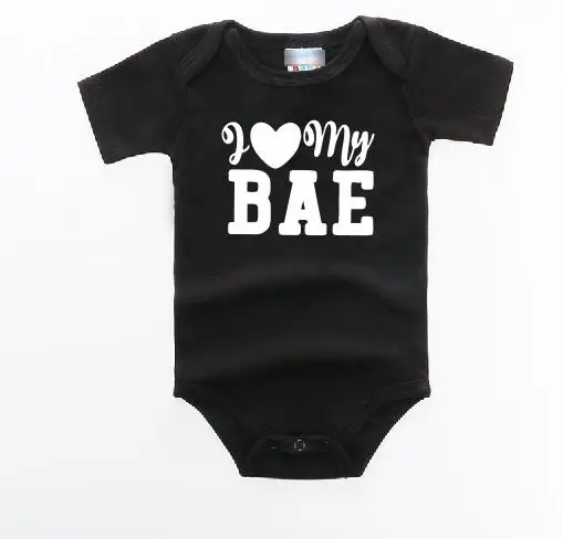 PADDY DESIGN BAE Best Auntie Ever I Love My Bae/футболка для всей семьи, топ для новорожденных, модные футболки с короткими рукавами