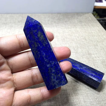 

Natural lapis lazuli quartz pendulum natural crystal column stone pendulo reiki chakra Healing equilibrium stone jewelry