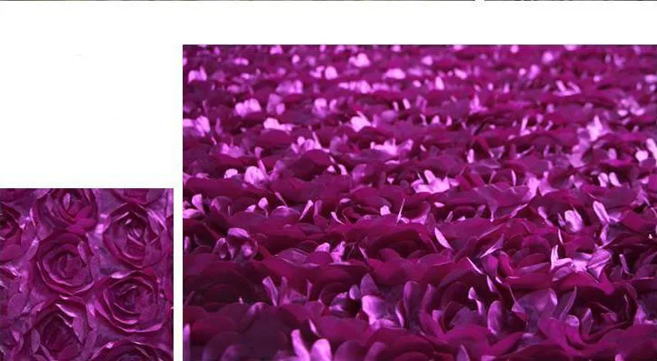 Горячая 3D Роза домашний Цветочный декор Сценический зал Свадебная ковровая дорожка коврики - Цвет: 4