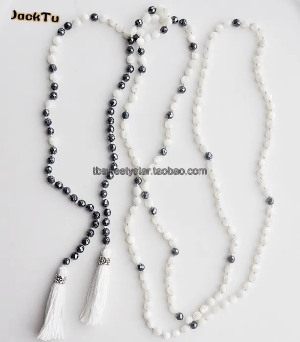 

new design long mother of pearl necklace tassels for wedding