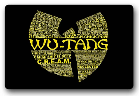 

New Custom wutang Doormat Design Pattern Print Carpet Floor Hall Bedroom Pad Door Mat Rug Christmas Decoration U45-137