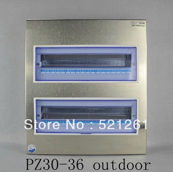 

PZ30 Electrical Metal Power Distribution Box switch box pz30-36 outdoor stainless steel box flush mount box 36