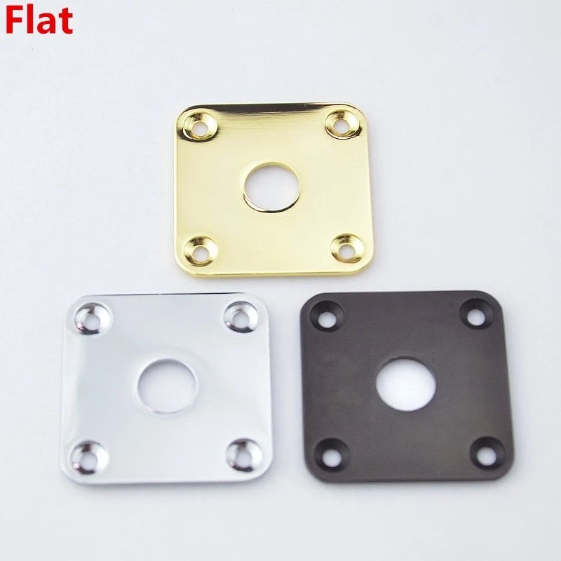 

1 Piece GuitarFamily Square Flat Metal Jack Plate For Electric Guitar Bass ( #0456 ) MADE IN KOREA