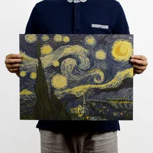 Звезда Ностальгический ретро плакат на крафт-бумаге журнал живопись элемент декоративной живописи 36x47 см бар Домашний Настенный декор