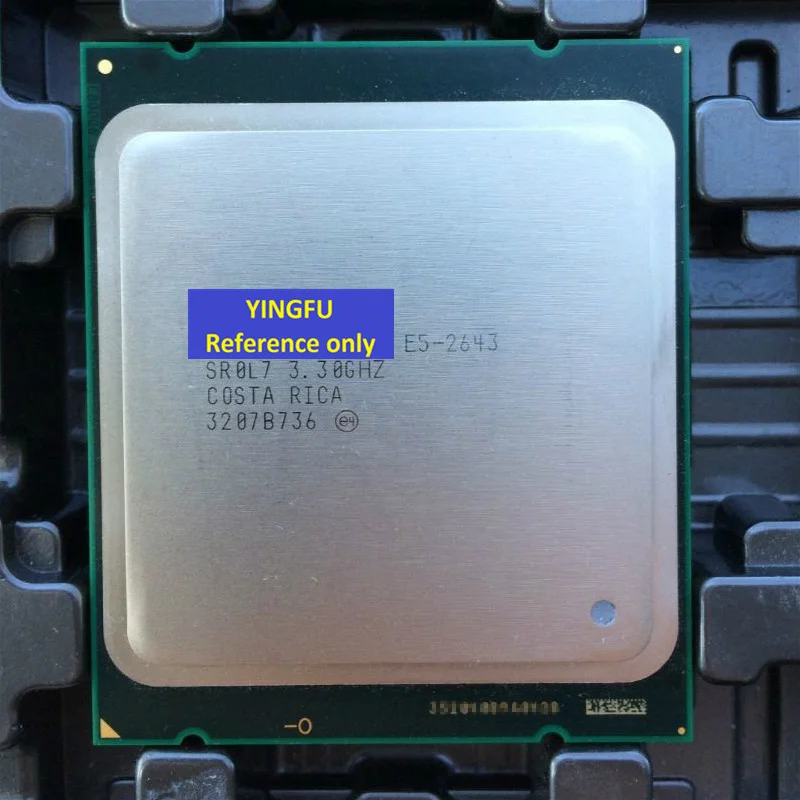

CPU E5-2643 SR0L7 LGA2011 CPU Processor 3.3GHz Quad-Core 10M Cache 130W E5 2643 e5-2643 Tested 100% working