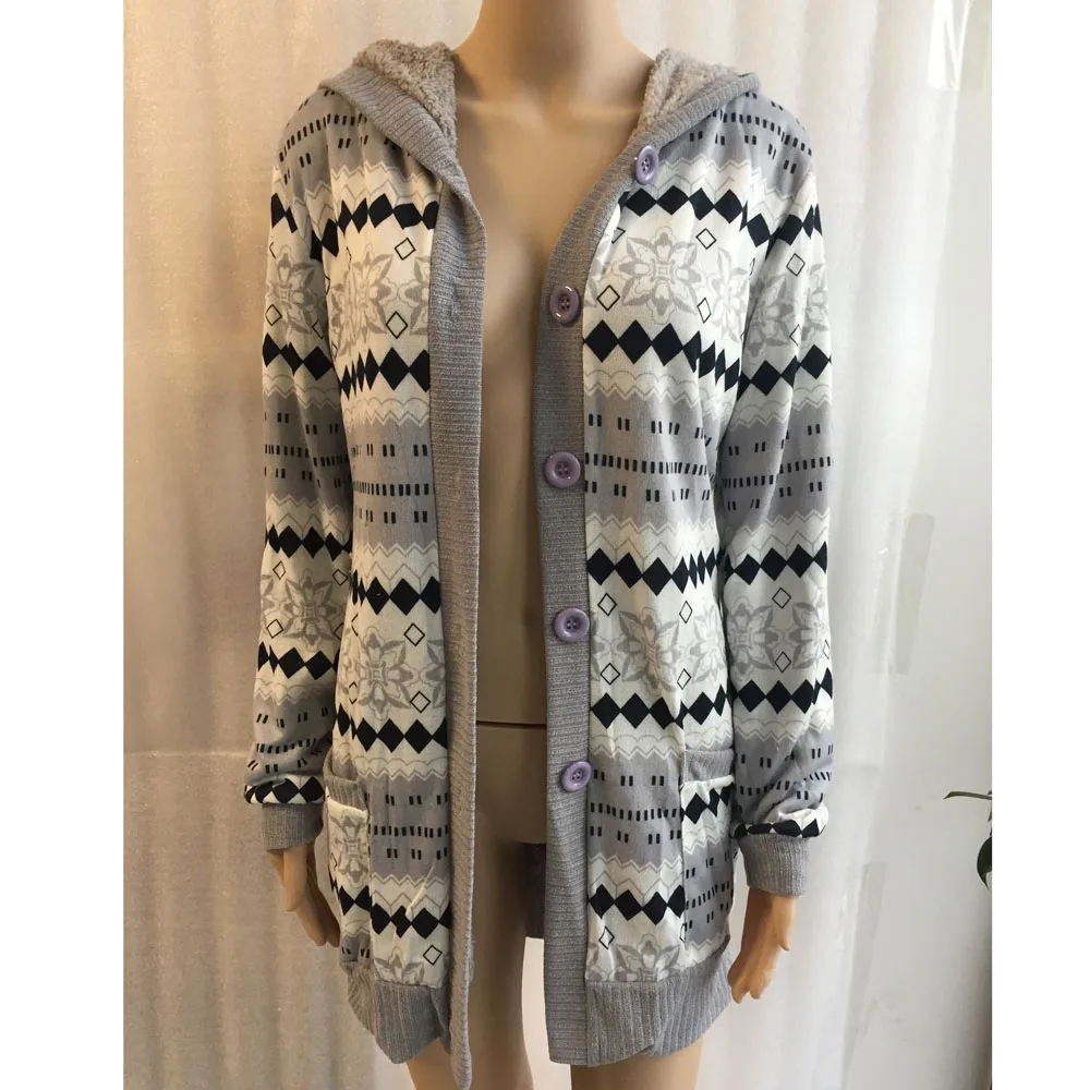 Женская флисовая толстовка на пуговицах с длинным рукавом|womens fleece sweatshirts|fleece