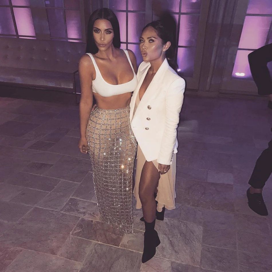 Ocstrade-Celebrity-Kim-Kardashian-Sexy-Womens-Two-Piece-Sets-2018-Summer-White-Crop-Top-and-Sliver (1)
