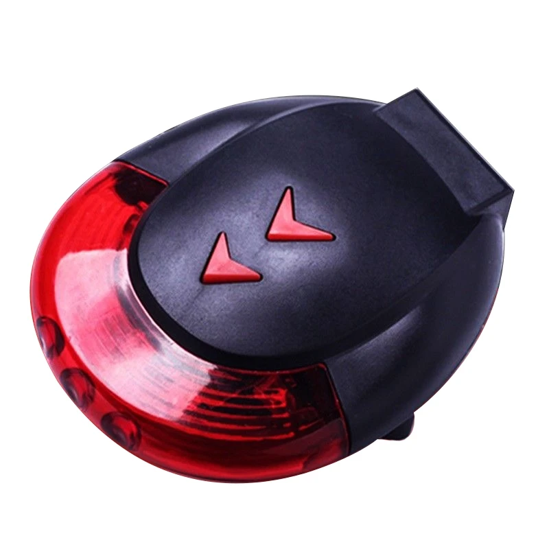 SEWS 5 LED Laser Bike Bicycle Light Rear Tail Flashing Safety Warning