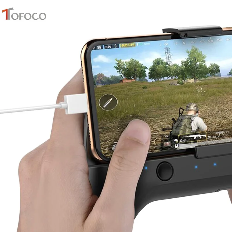 Bluthtooth PUBG Mobile Game Controller L1R1 Shooter Joystick Gamepad Trigger Button For IPhone Only