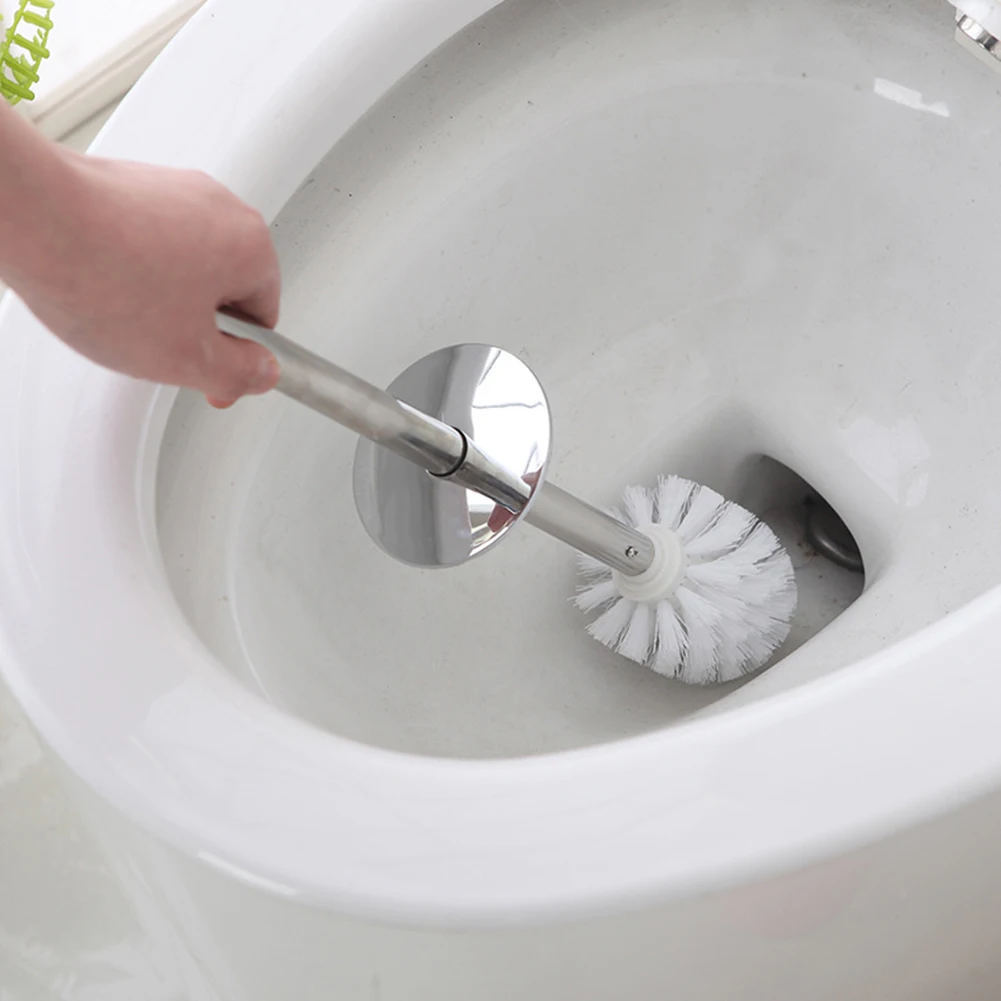 Инструмент для чистки ванной комнаты из нержавеющей стали скребок с ручкой держатель для туалетной чаши