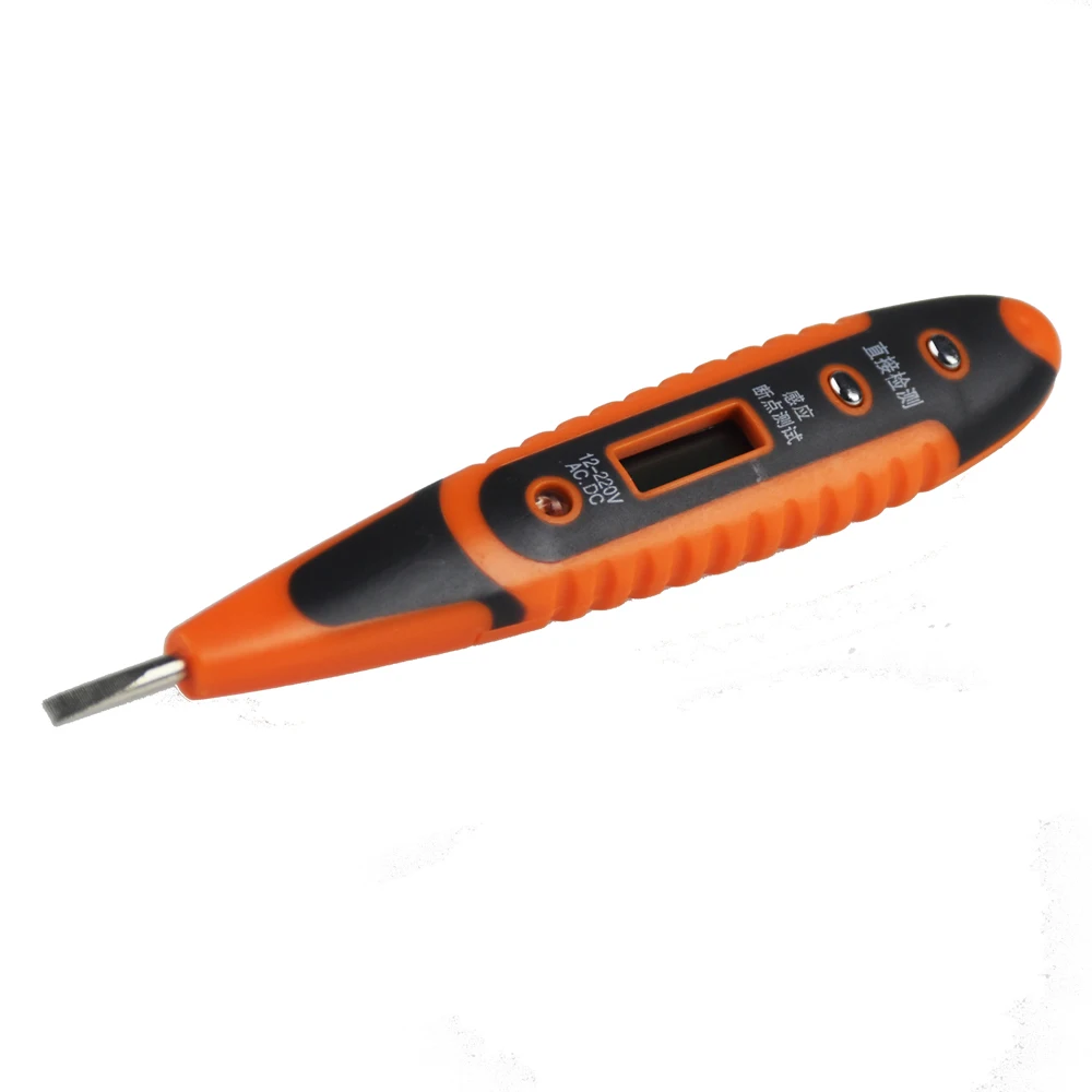 

12-250V Digital Voltage Detector Sensor Tester Electric Test Pen AC/DC Voltage Measure Detector Meter Tester