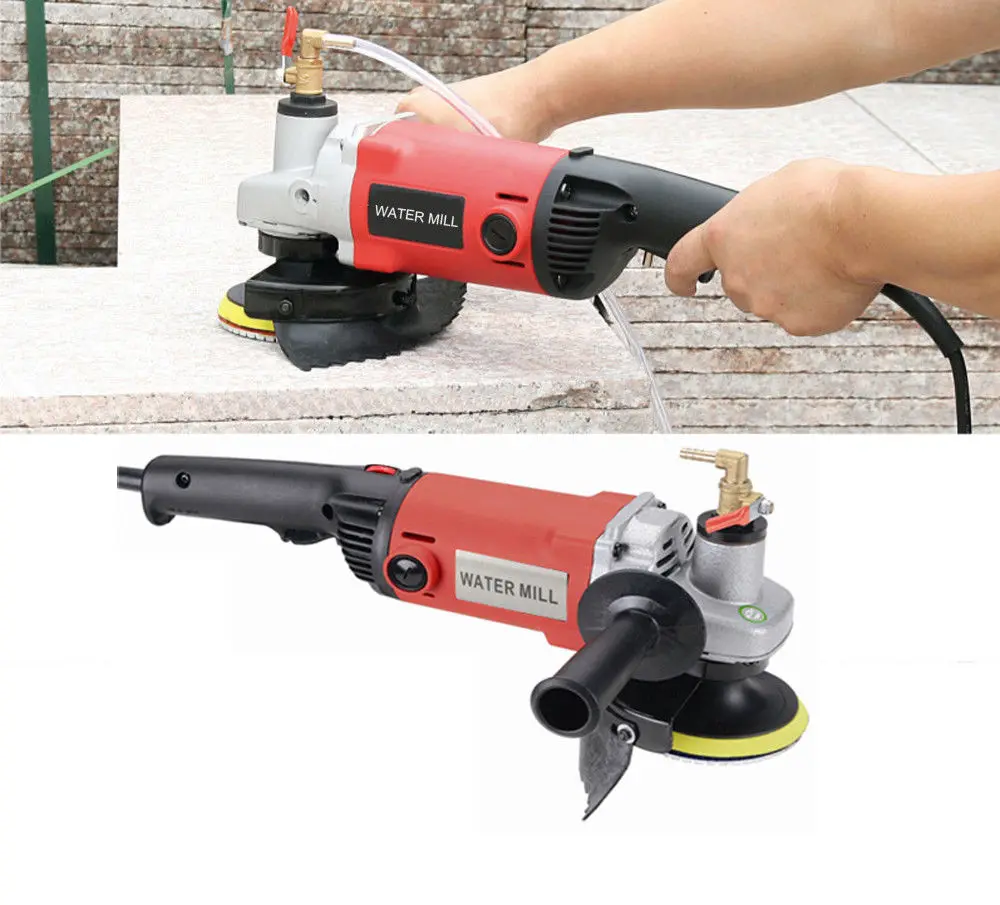 5" Variable Speed Wet Polisher Grinder Lapidary Saw Marble Stone Granite Cement 