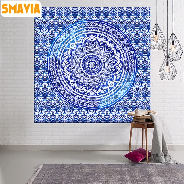 Smavia Home Decor Indian Style Tapestry Totem Wall Carpet Printed Smavia Home Decor Indian Style Tapestry Totem Wall Carpet Printed Decorative Sea Beach Blankets Roof