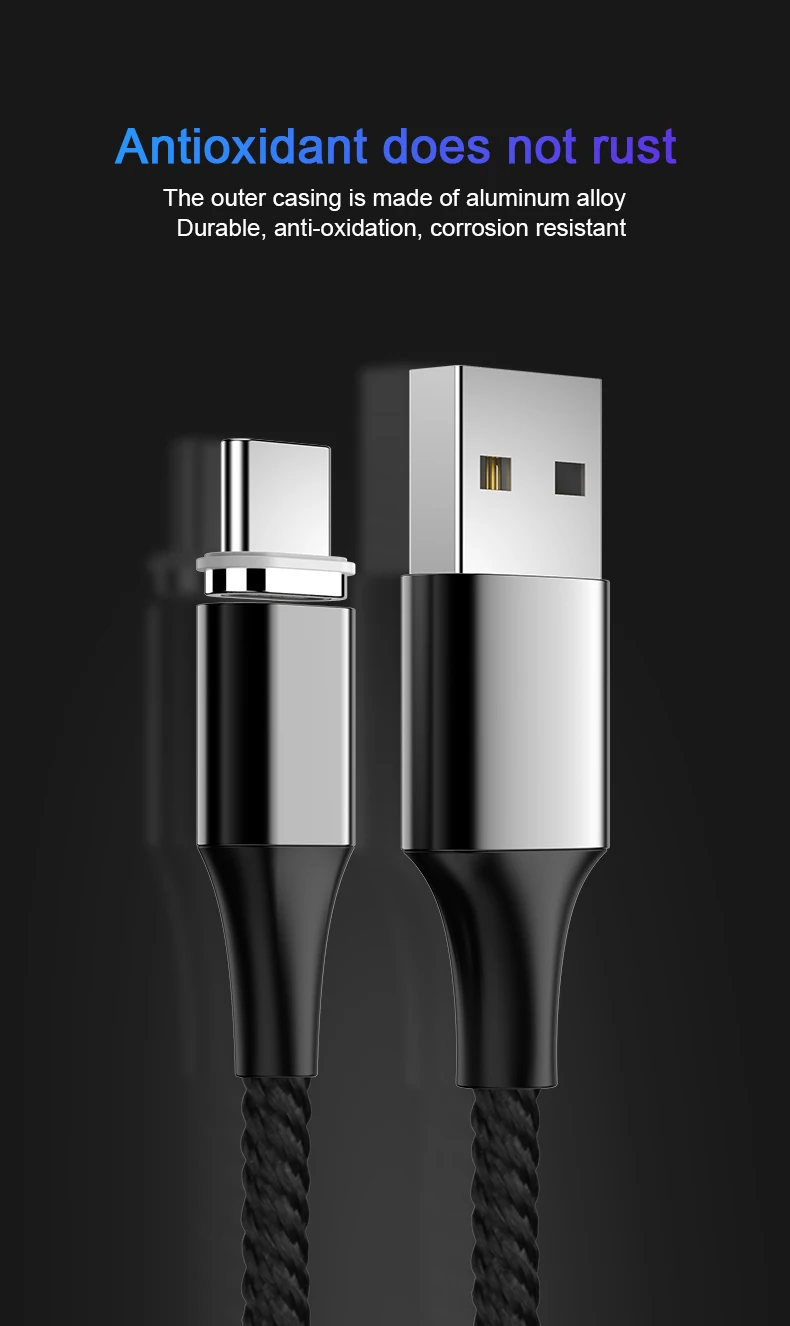 5А Магнитный кабель Micro usb type C супер быстрая зарядка телефона Microusb type-C магнитное зарядное устройство usb c для huawei xiaomi samsung