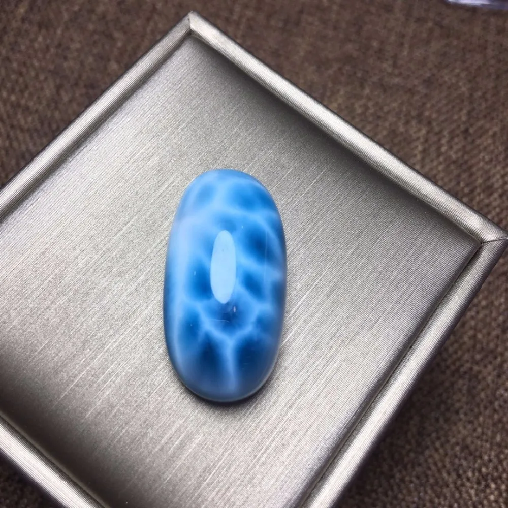 

Gems 8.8grams Natural Larimar Gemstones Loose Stones Loose Gems