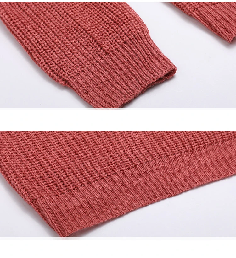 2018 Europe and the United States sexy women's V-neck sweater bottoming shirt deep neck V-neck sweater (22)