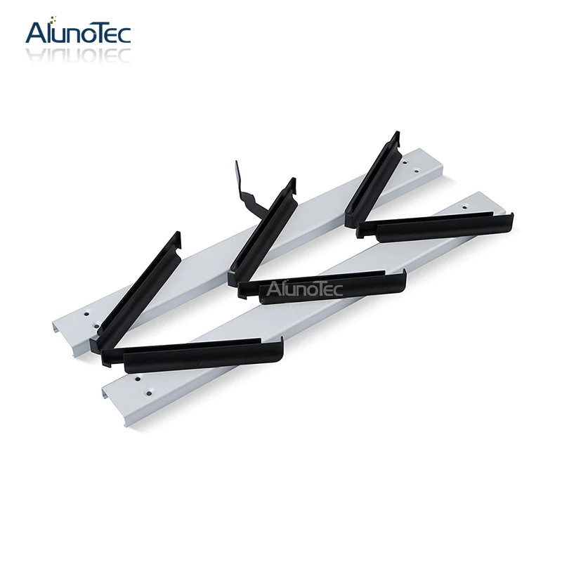 Us 376 79 Aluno Sf 300 6 Inch 11 Blades 1560mm H Commercial Aluminum Glass Door Frame In Blinds Shades Shutters From Home Garden On